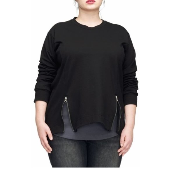 Universal Standard Tops - Universal Standard Corbelle Zip Hem Sweatshirt Sz 14 /16